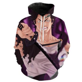 Black Clover Hoodies &#8211; Anime 3D Printed Pullover