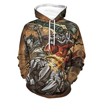 Darksiders Hoodies &#8211; Death 3D Print Casual Pullover Hooded Sweatshirt