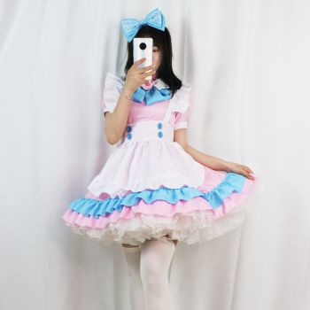 Super cute big bow powder blue lolita dress
