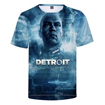Detroit: Become Human T-shirt &#8211;  Fashion Pullover Short Sleeve Shirt