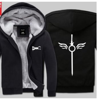 Devil May Cry 3 DMC DanteHoodies &#8211; Zip Up Fleece Hoodie Jacket