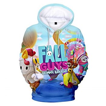 Fall Guys Hoodies &#8211; Teens 3D Hooded Sweatshirt