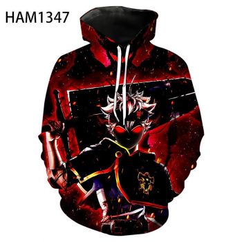 Fashion Black Clover Hoodie &#8211; Anime 3D Printed Pullover
