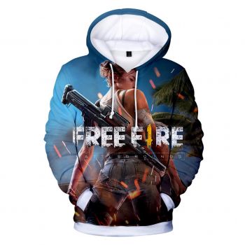Free Fire Hoodies &#8211; Free Fire Game Series NEW Character Battle Royale 3D Hoodie