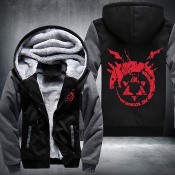 Fullmetal Alchemist V2 Hoodies &#8211; Fleece Winter Warm Hoodie Jacket