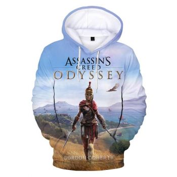 Game Assassins Creed Valhalla 3D Print Hoodie Sweatshirts