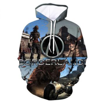 Game Borderlands 3 Hoodies &#8211; 3D Digital Print Hooded Pullover