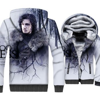 Game of Thrones Jackets &#8211; Game of Thrones Series Stark Super Cool 3D Fleece Jacket
