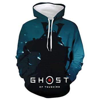 Ghost of Tsushima Hoodies &#8211; 3D Hooded Pullover Jumper