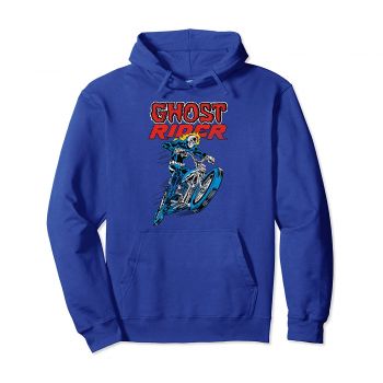Ghost Rider Retro Flames Graphic Hoodie
