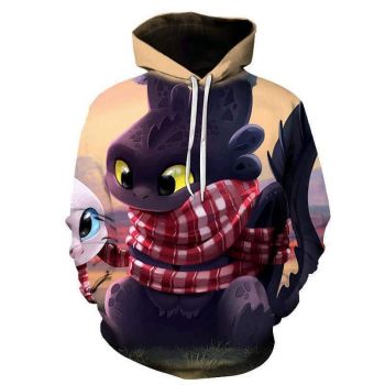 How to Train Your Dragon Hoodies &#8211; Cartoon 3D Print Hoody Sweatshirt