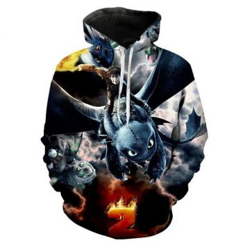 How To Train Your Dragon The Hidden World Pullover &#8211; 3D Print Hoodies Sweatshirt