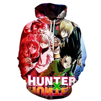 Hunter X Hunter Hoodies &#8211; HXH Gon Freecss Killua Zoldyck 3D Printed Unisex Pullover Hoodie