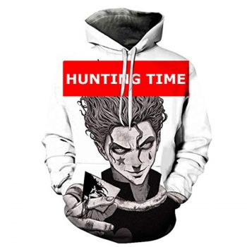 Hunter X Hunter Hoodies &#8211; HXH Hisoka 3D Printed Unisex Pullover Hoodie