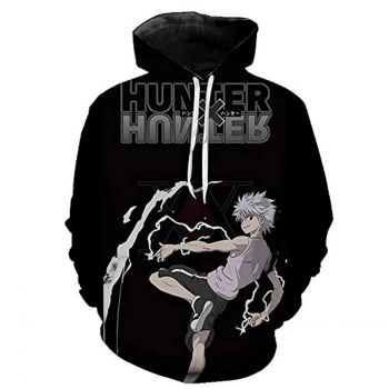 Hunter X Hunter Hoodies &#8211; HXH Killua Zoldyck 3D Printed Unisex Pullover Hoodie