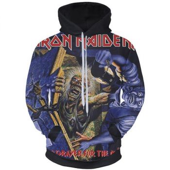 Iron Maiden Sweatshirt 3d Print Band Hoodie Lifelike Pullover