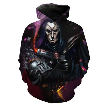 League of Legends Jhin Hoodies &#8211; Pullover Jhin  Mask Of White Hoodie