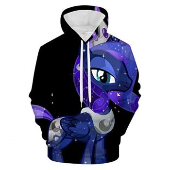 My Little Pony Hoodies &#8211; Princess Luna Unisex 3D Print Casual Pullover Sweater