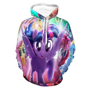 My Little Pony Hoodies &#8211; Twilight Sparkle Unisex 3D Print Casual Pullover Sweater