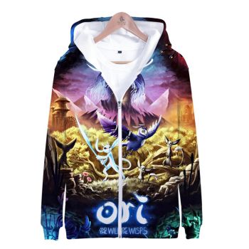 Ori and the Will of the Wisps 3D Printed Zipper Hoodies