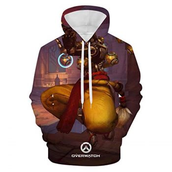 Overwatch Hoodie &#8211; Zenyatta 3D Print Hooded Pullover Sweatshirt