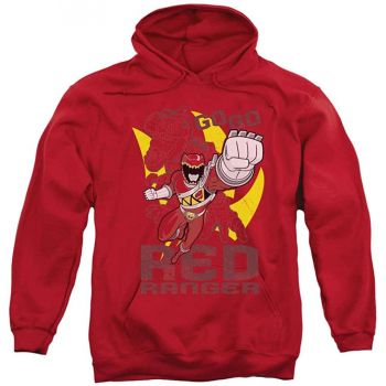 Power Rangers Men&#8217;s Go Red Pullover Hoodie
