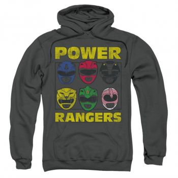 Power Rangers Pullover &#8211; Ranger Helmets Hoodie