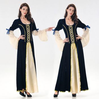 European aristocratic court queen dress