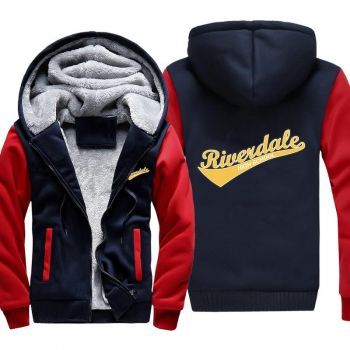 Riverdale Jackets &#8211; Solid Color Riverdale High School Fleece Jacket