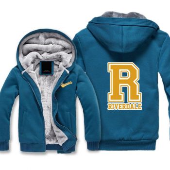 Riverdale Jackets &#8211; Solid Color Riverdale Super Cool Icon Fleece Jacket