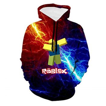 Roblox Hoodie &#8211; 3D Print Hooded Pullover for Teens
