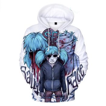 Sally Face Hoodies &#8211; Sally Face Game Series Sally Face Terror Mask Hoodie