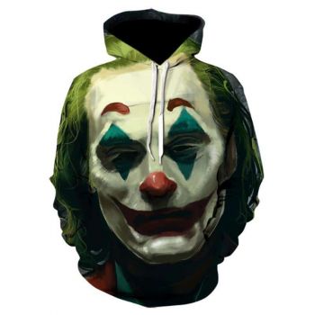 Suicide Squad Joker 3D Print Hoodies Hip Hop Pullovers