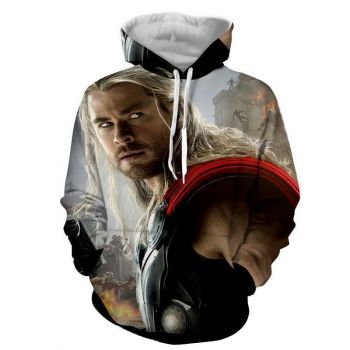 The Avengers Thor Hoodies &#8211; Pullover White Hoodie