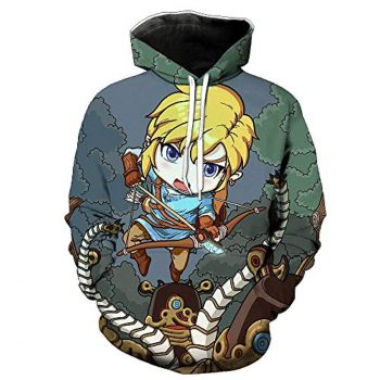 The Legend of Zelda Hoodie &#8211; 3D Print Hooded Pullover