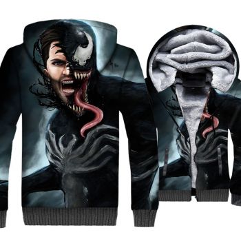 Venom Jackets &#8211; Venom Series Eddie Venom Super Cool 3D Fleece Jacket