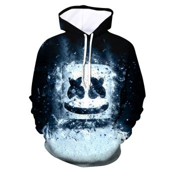  Marshmello spring and fall new printed sweatshirt 