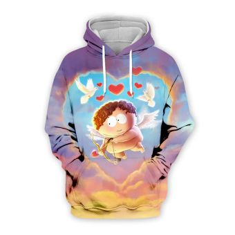 Classical  Colorful Dove Love Pattern South Park Hoodie