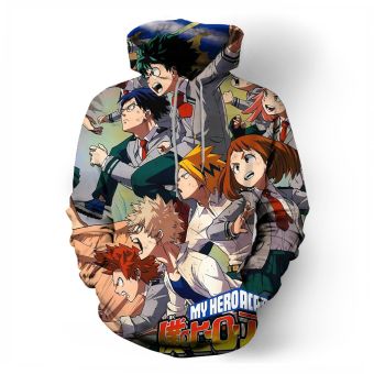  My hero academy men and women printed sweatshirt