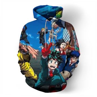   My hero academy men and women casual printed sweatshirt