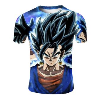Dragon Ball anime character design print T-shirt