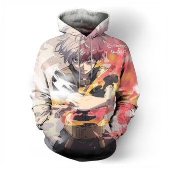 My hero academy series cos  hoodie 