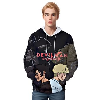 3D Print Anime Devilman Crybaby Hoodies Sweatshirt