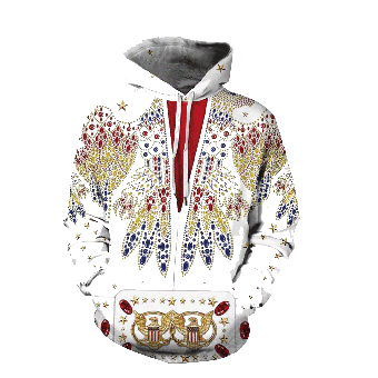  Printed Elvis hoodie
