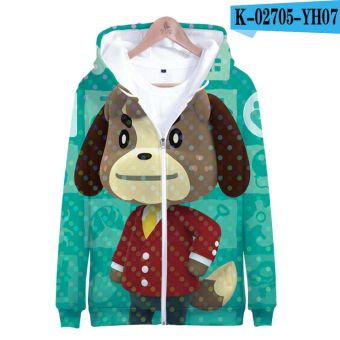 3D Animal Crossing Hooded Sweatshirt Zipper Hoodies