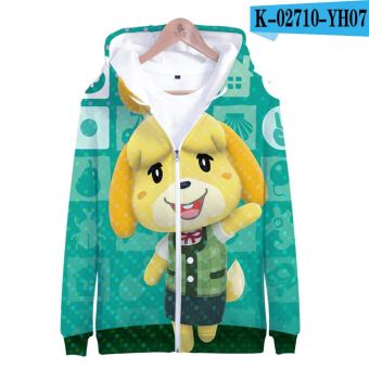 3D Animal Crossing Hooded Sweatshirt Zipper Hoodies