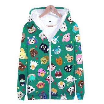 3D Animal Crossing Hooded Sweatshirt Zipper Hoodies