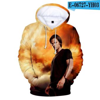 3D Printed Fashion Supernatural Hoodie Sweatshirt Streetwear