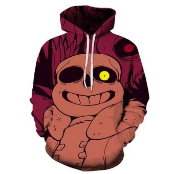 3D Printed Game Undertale Hooded Sweatshirt Pullover Hoodie