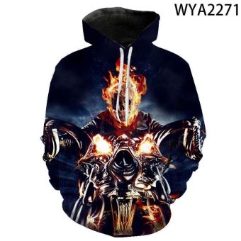 3D Printed Hoodies &#8211; Movie Ghost Rider Pullover